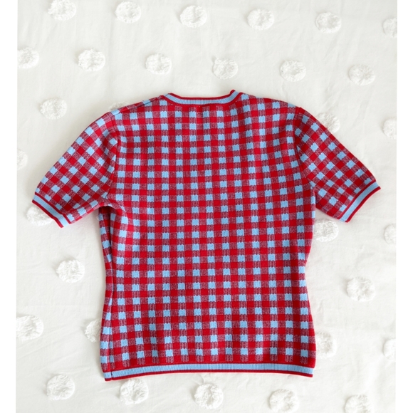 Adam Selman - Gingham Top - Picture 5 of 5